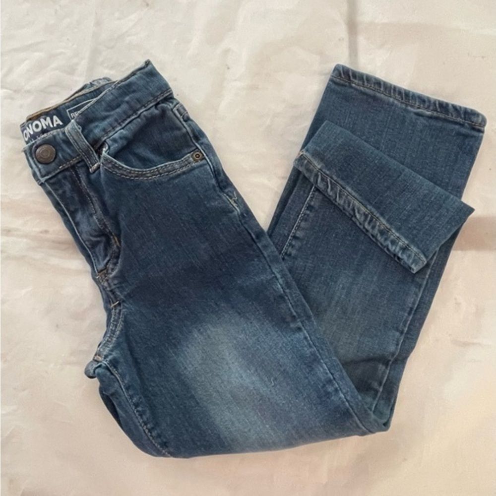 Boy’s Sonoma Goods for Life Relaxed Fit size 7 slim blue jeans‎